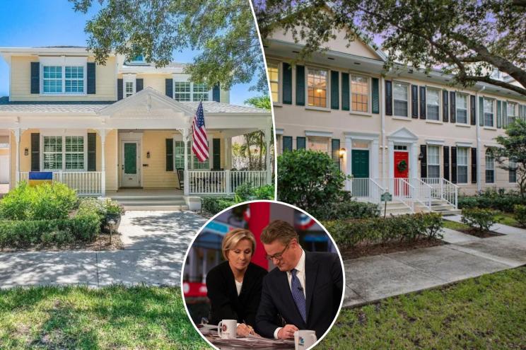 MSNBC's Joe Scarborough and Mika Brzezinski quietly downsize to Florida townhome.