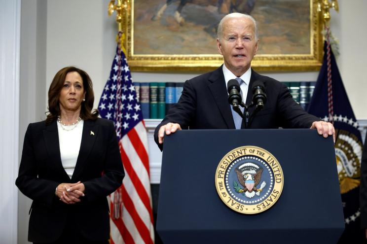 President Biden endorsed Vice President Harris for the 2024 Democratic nomination after he decided to drop out of the race.