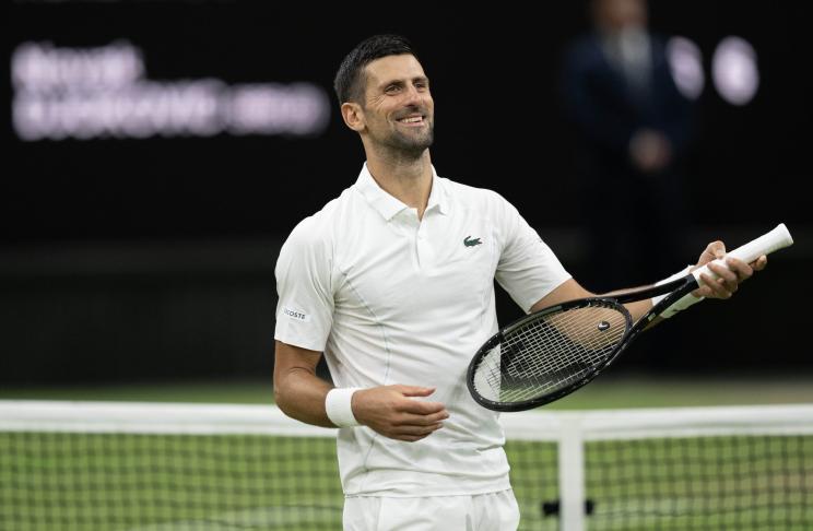 Novak Djokovic will look to advance to the Wimbledon final on Friday.