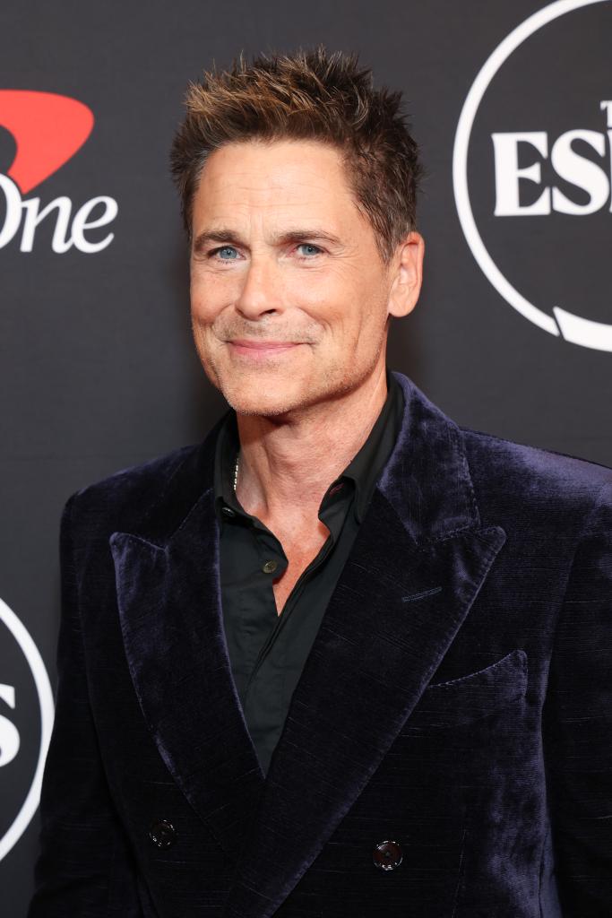 Rob Lowe smiling. 