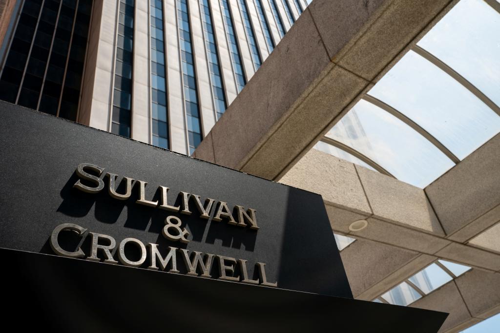 Sullivan & Cromwell has hired a company that specializes in background checks.