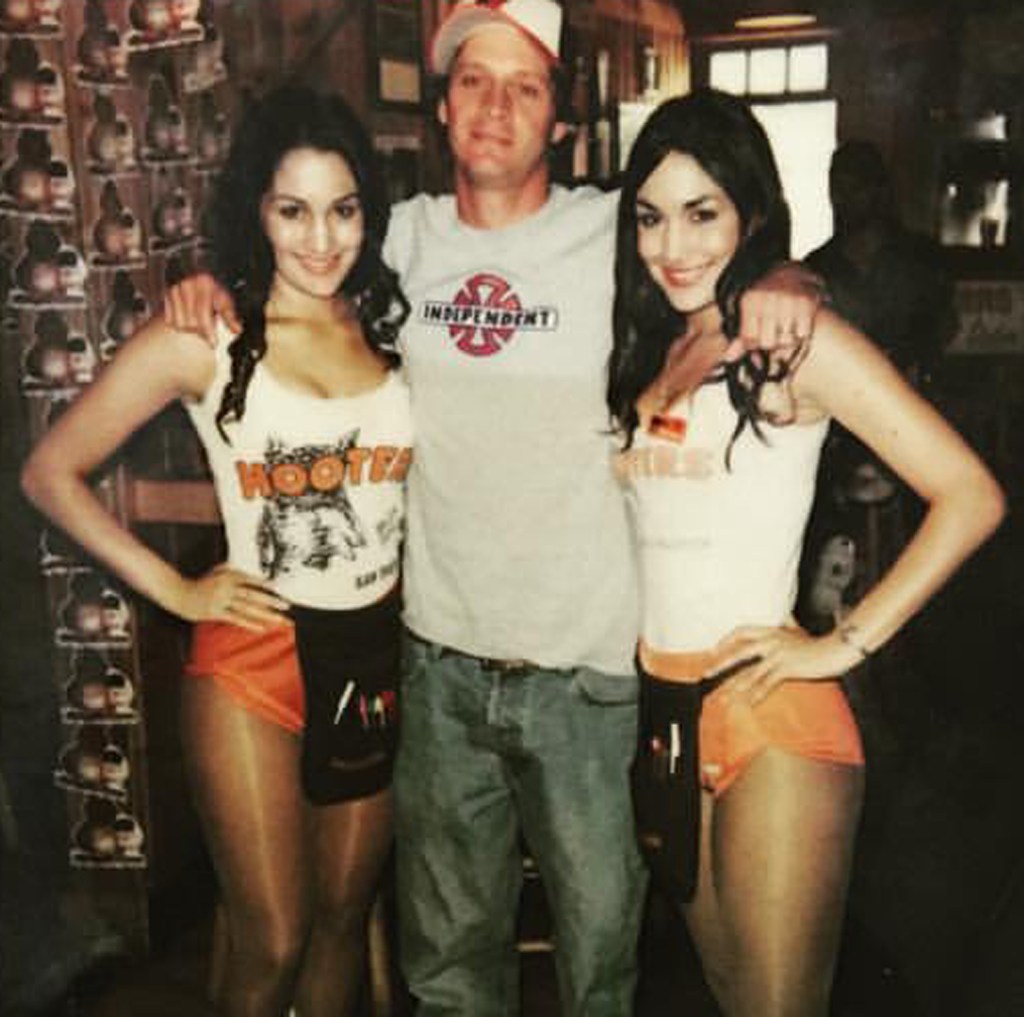 Nikki and Brie Garcia working at Hooters' Mission Valley, San Diego location
