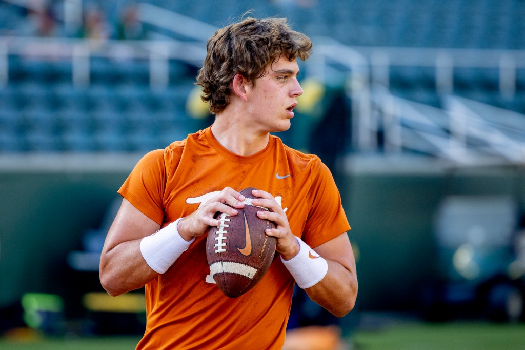 Arch Manning will play a big role for Texas in 2024, per head coach Steve Sarkisian.