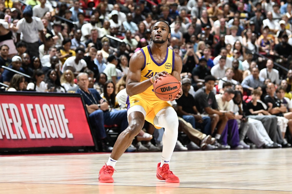 Bronny James was the 55th overall pick by the Lakers in the 2024 NBA Draft.