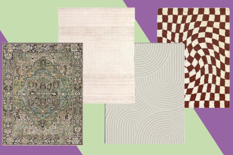 A group of different rugs from Wayfair