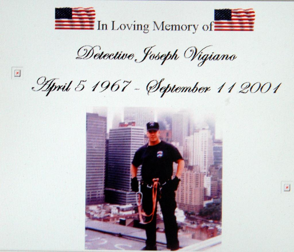 Web site of Joe Vigiano who died on 9/11 