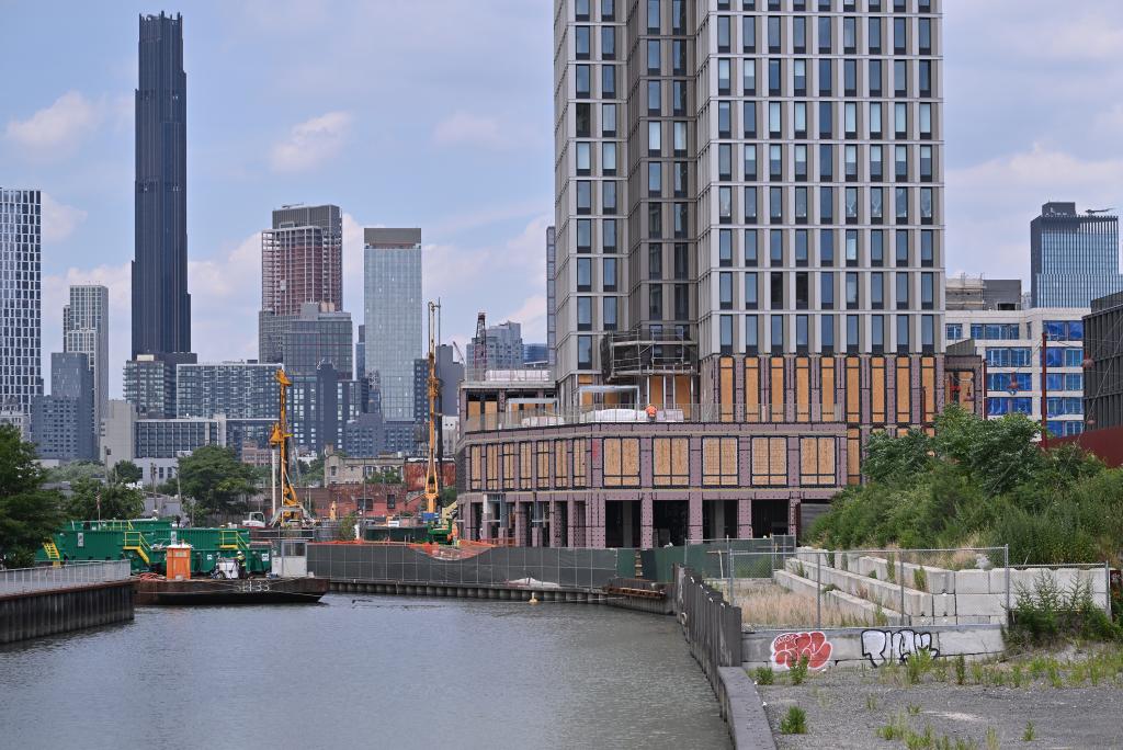 New Construction in Gowanus Canal.