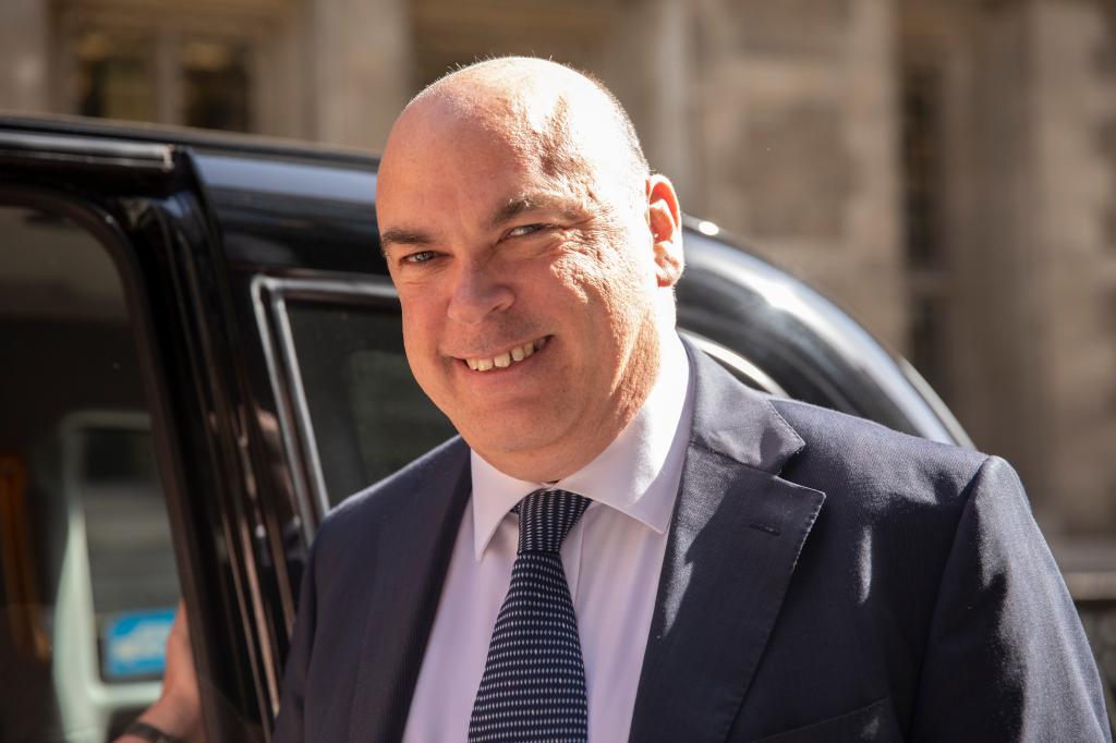 Mike Lynch, former CEO of Autonomy Corp, leaving the Rolls Building in London, England after giving evidence in a $5 Billion fraud trial.