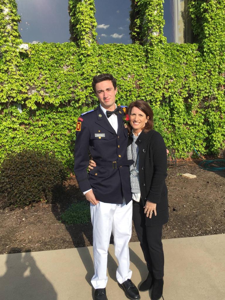 Mary Pat Santulli is seen here with her son Danny Santulli before his night of horror. 