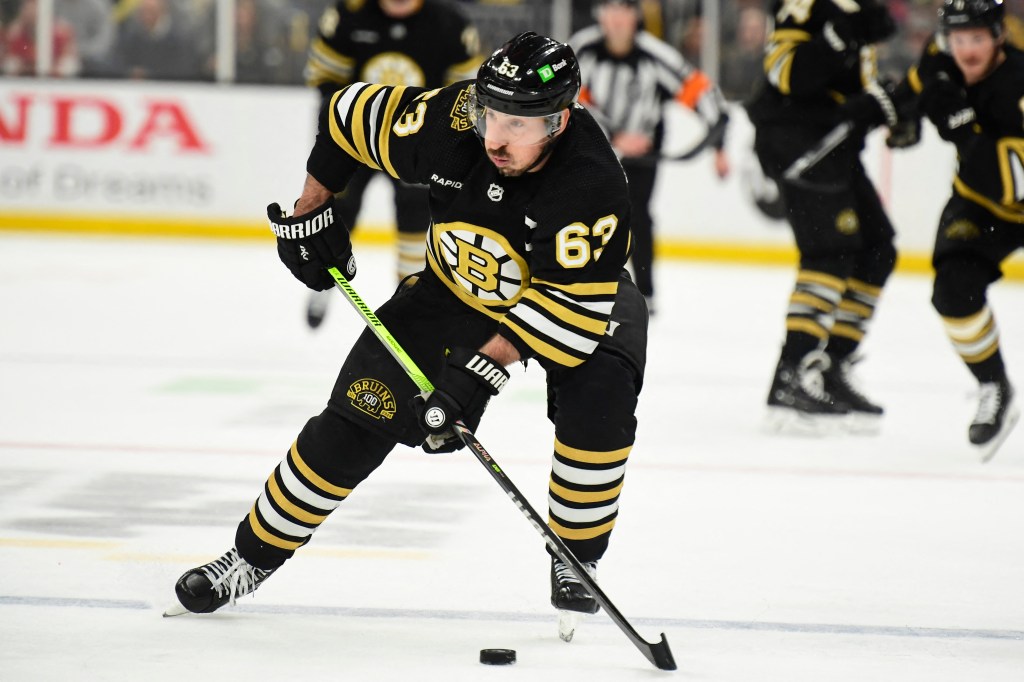 Boston Bruins left wing Brad Marchand.