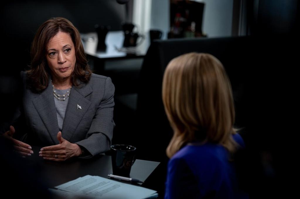 Vice President Kamala Harris divulged details on Biden dropping out of the race during her interview with CNN on Thursday.