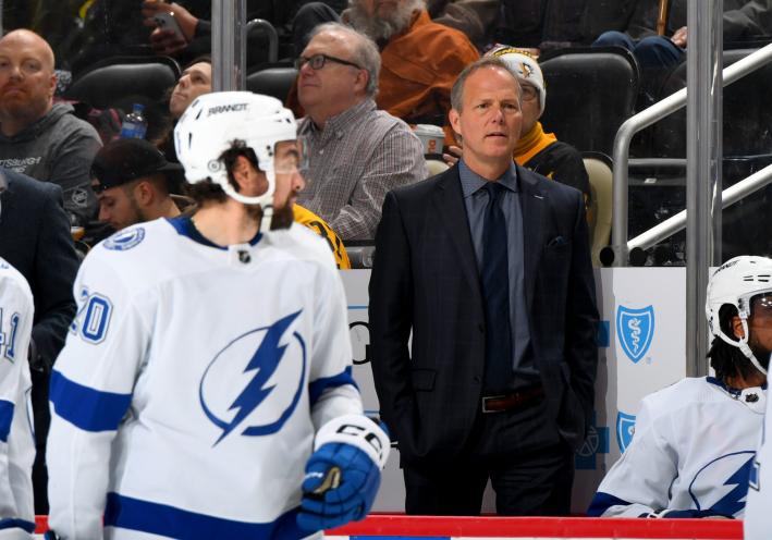 Jon Cooper of the Tampa Bay Lightning.