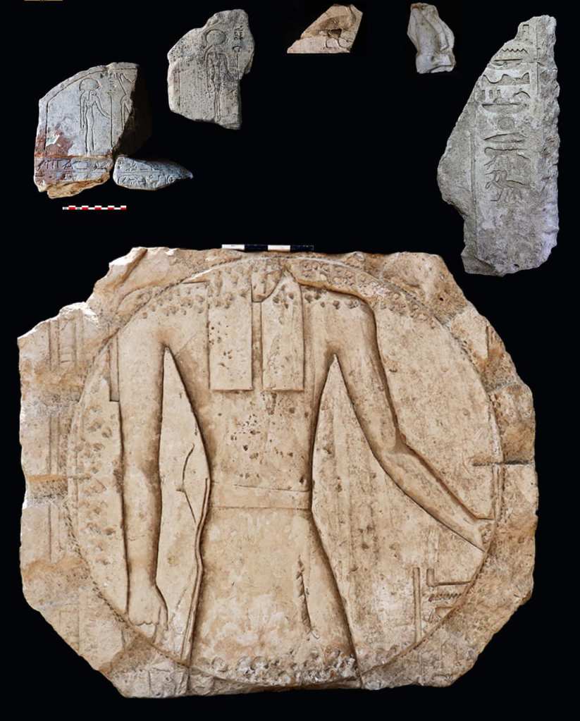 Ancient carvings and sun dial like items were discovered.