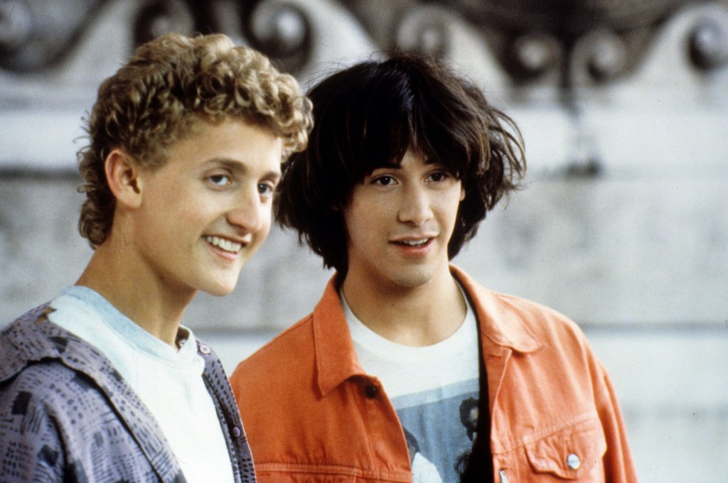 Alex Winter as Bill and Keanu Reeves as Ted. 