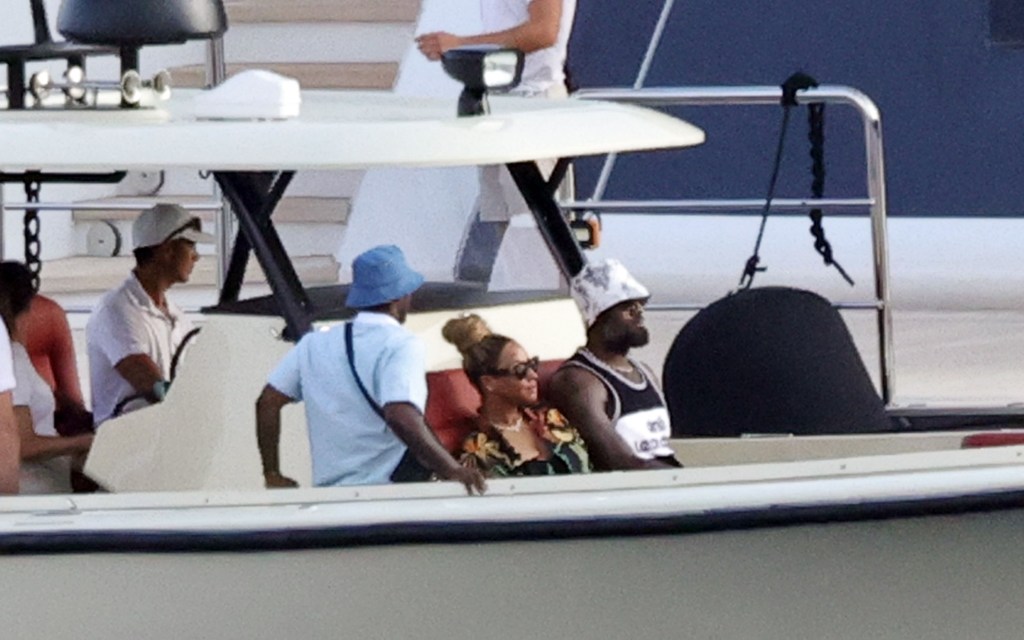 Savannah and LeBron James were seen sitting next to one another aboard a boat during the daytime outing.