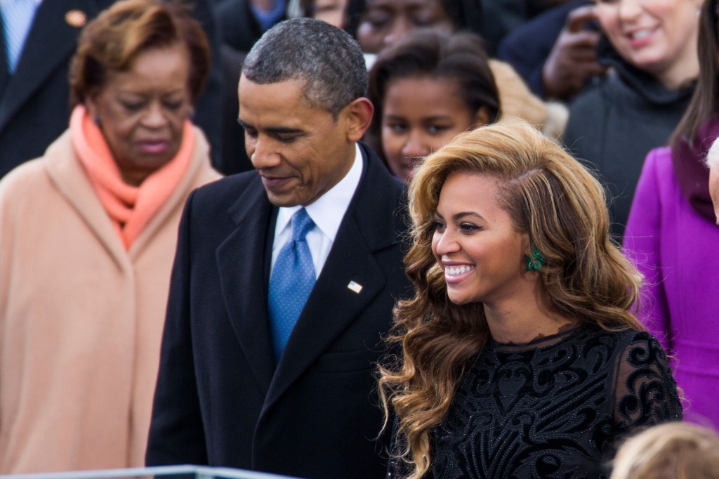 Beyonce with Barack Obama