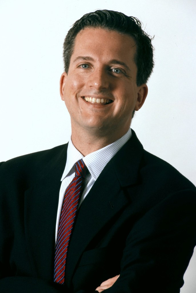 Bill Simmons, pictured in 2002, came to prominence as a sportswriter on ESPN's 'Page 2' vertical.