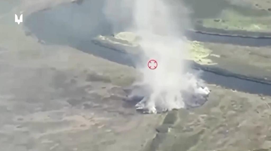 Kyiv also shared footage of other Russian military facilities being destroyed in precision strikes.