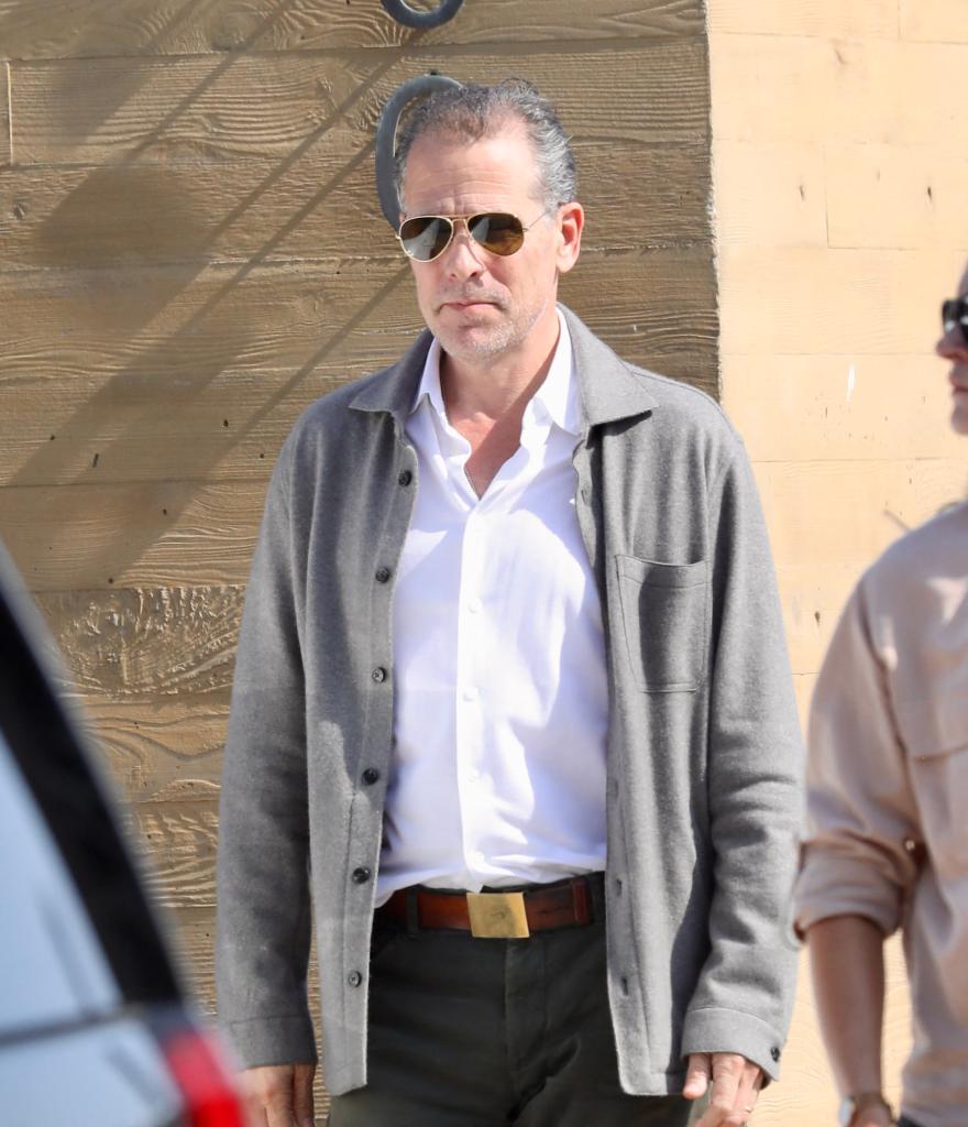 Hunter Biden is seen out for lunch of Nobu