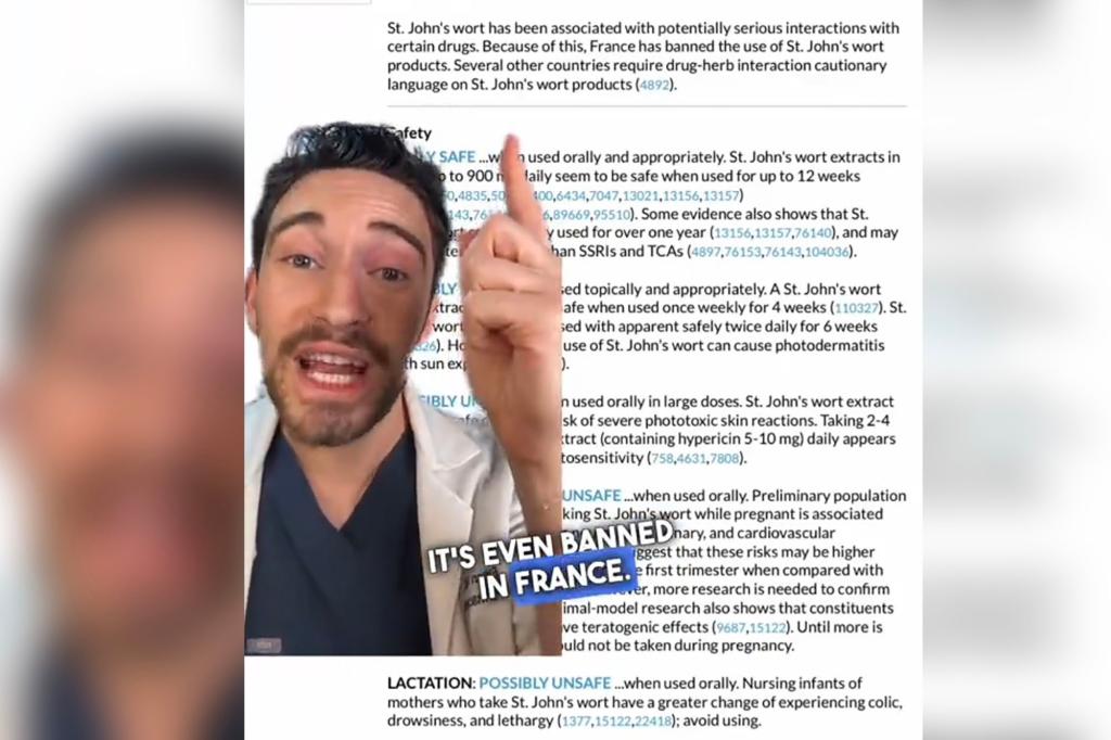 Pharmacist Ethan Melillo is calling St. John's wort ?an herbal supplement used to treat mild to moderate depression ?"the worst supplement to take if you are on other medications."