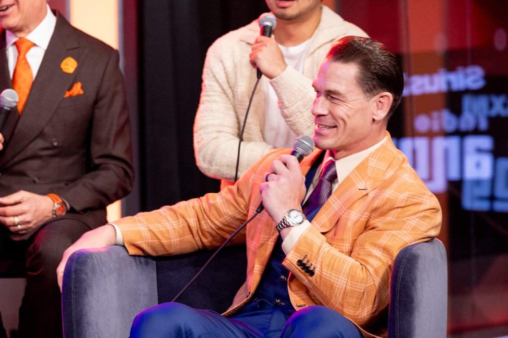 John Cena at SiriusXM's Town Hall on Aug. 13, 2024