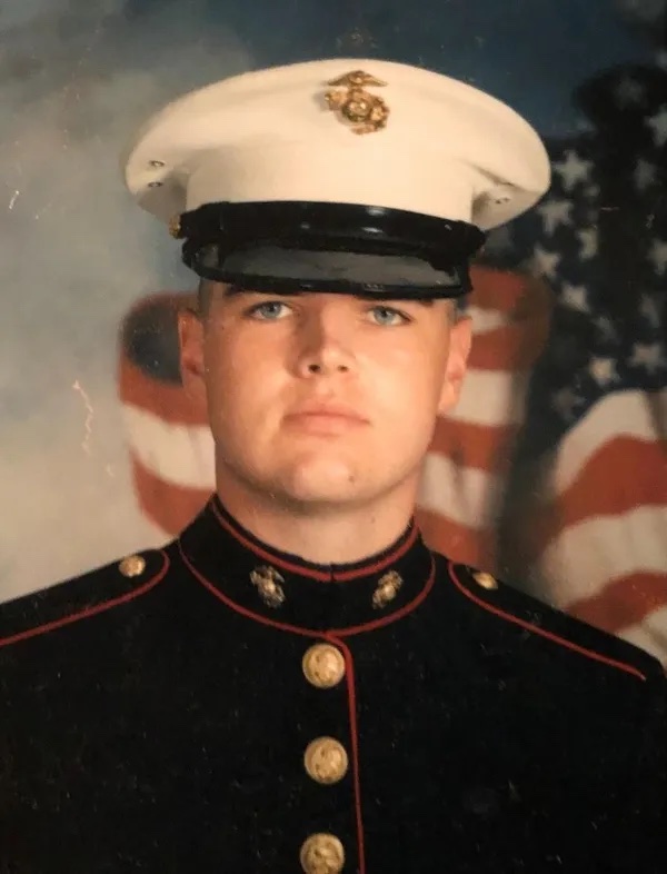 JD Vance in a marines uniform