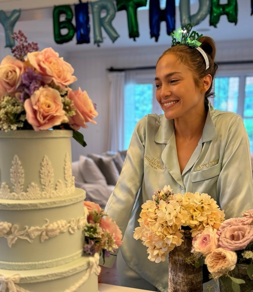 Jennifer Lopez on her 55th birthday