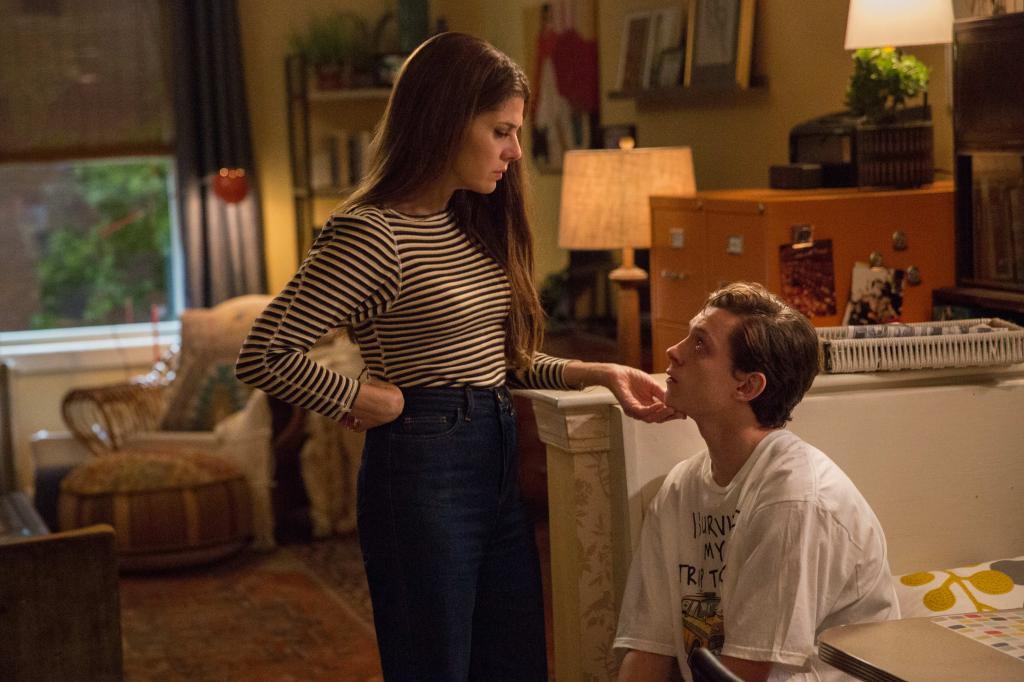Marisa Tomei and Tom Holland in "Spider-Man: Homecoming."