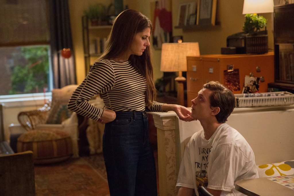 Marisa Tomei and Tom Holland in "Spider-Man: Homecoming."