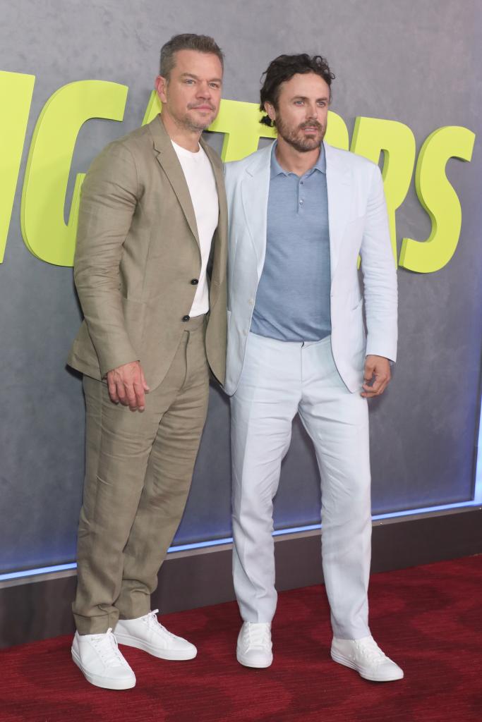 Matt Damon and Casey Affleck.