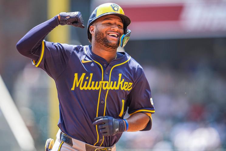 Jackson Chourio has become a productive hitter for the Brewers.