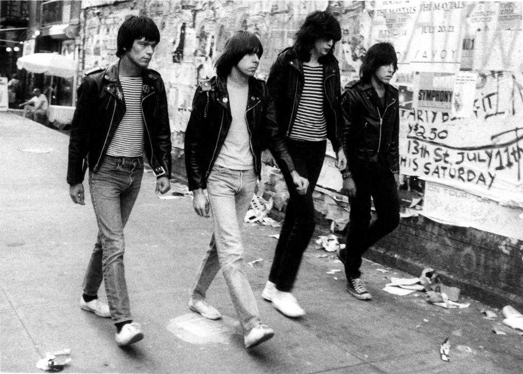 The Ramones  on St. Marks Place in the East Village