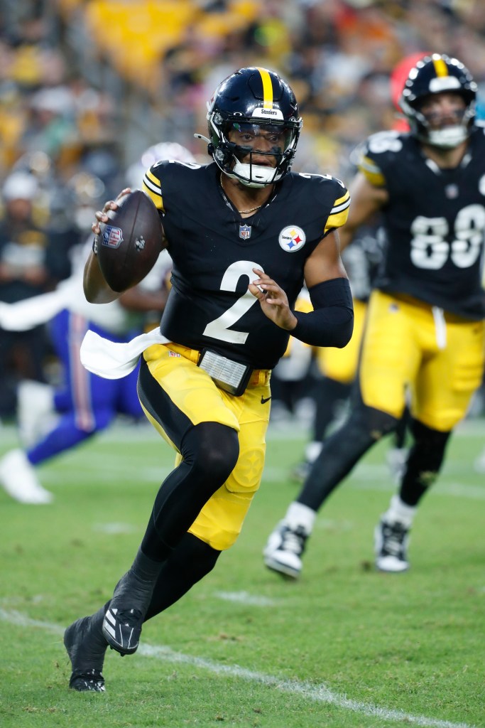 Justin Fields was traded to the Steelers by the Bears in March 2024.