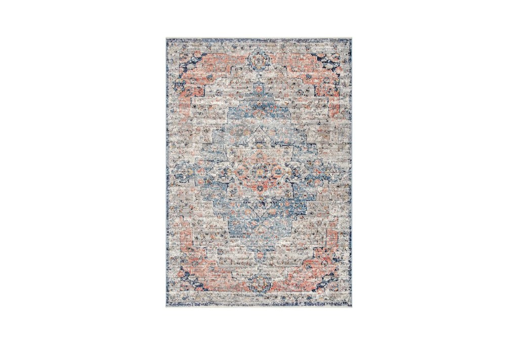 A rug on a white background