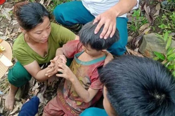 The young boy was found alive after he was missing for five days.