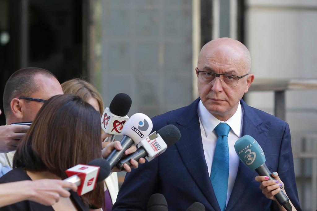 Puiu Popoviciu at the headquarters of the High Court of Cassation and Justice, in Bucharest, Tuesday, May 23, 2017