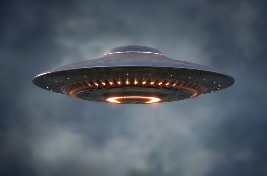 Stock image of what a UFO might look like.