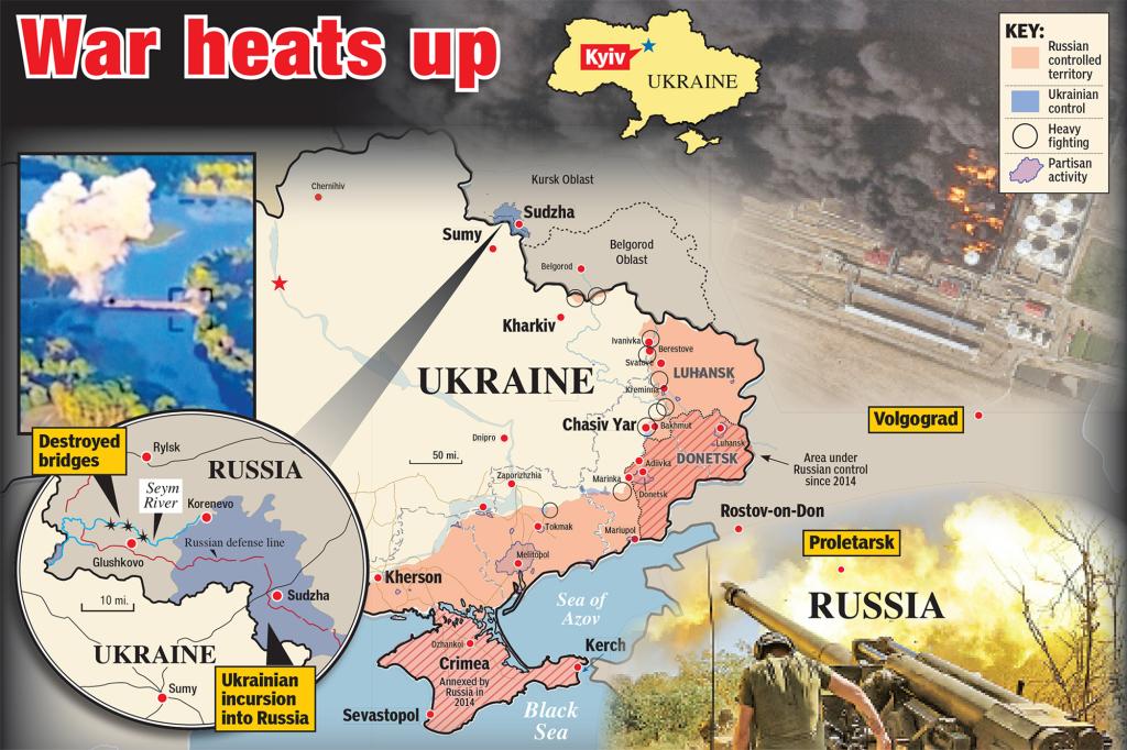 Ukraine Russia War map