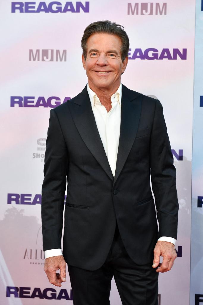 Dennis Quaid attends the premiere of "Reagan" on August 20, 2024.