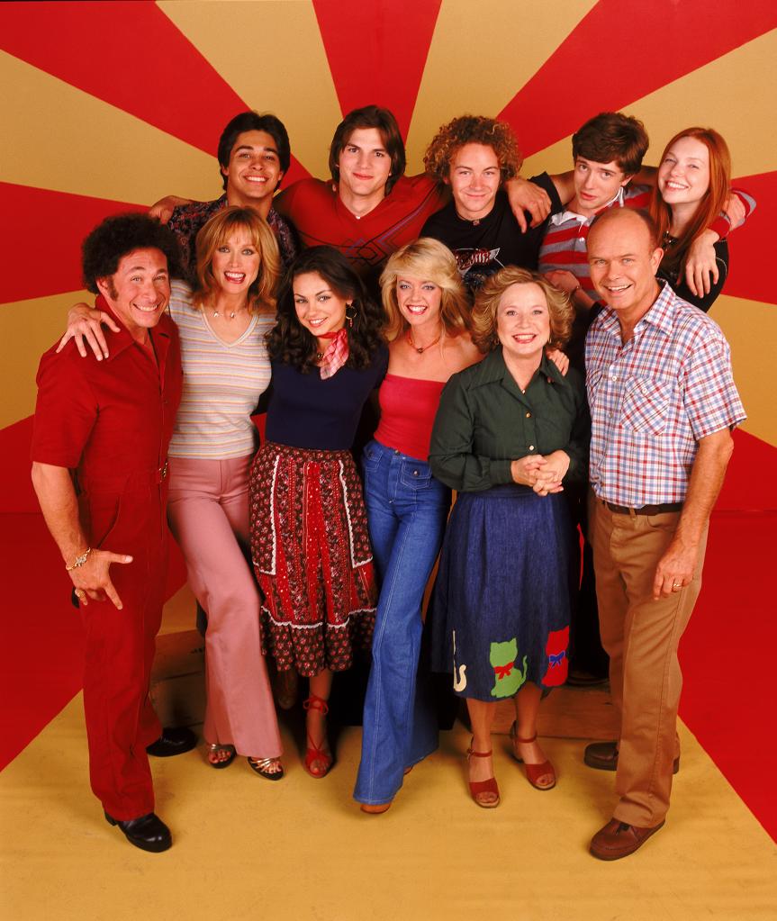 Wilmer Valderrama, Ashton Kutcher, Danny Masterson, Topher Grace, Laura Prepon, Don Stark, Tanya Roberts, Mila Kunis, Lisa Robin Kelly, Debra Jo Rupp, Kurtwood Smith, for "That '70s Show." 