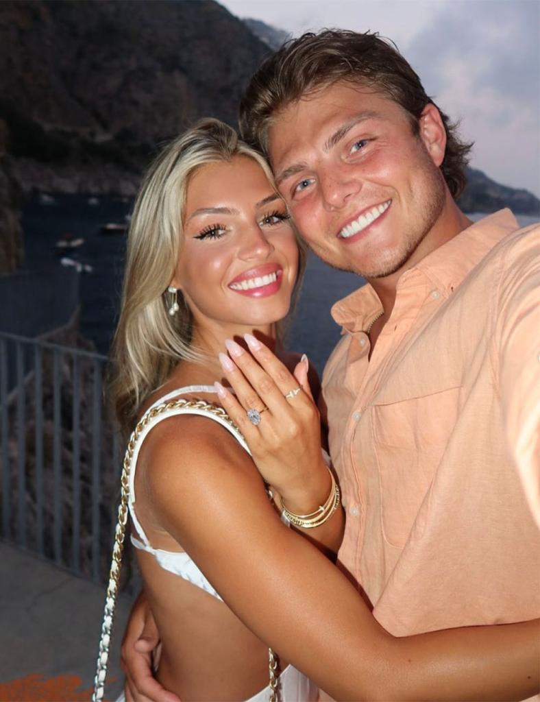 Zach Wilson and Nicolette Dellanno got engaged in Italy in June 2024.