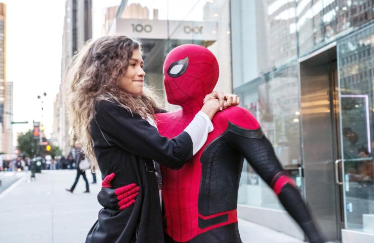 Zendaya and Tom Holland in "Spider-Man: Far From Home."