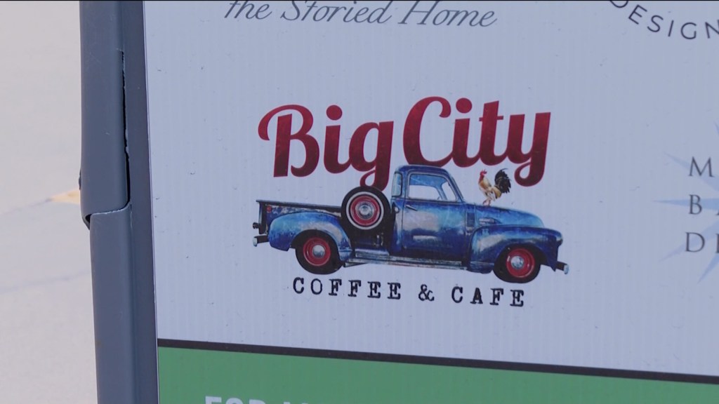 Big City coffee sign