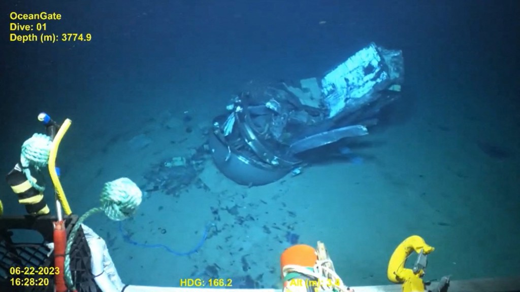 Submersible wreckage