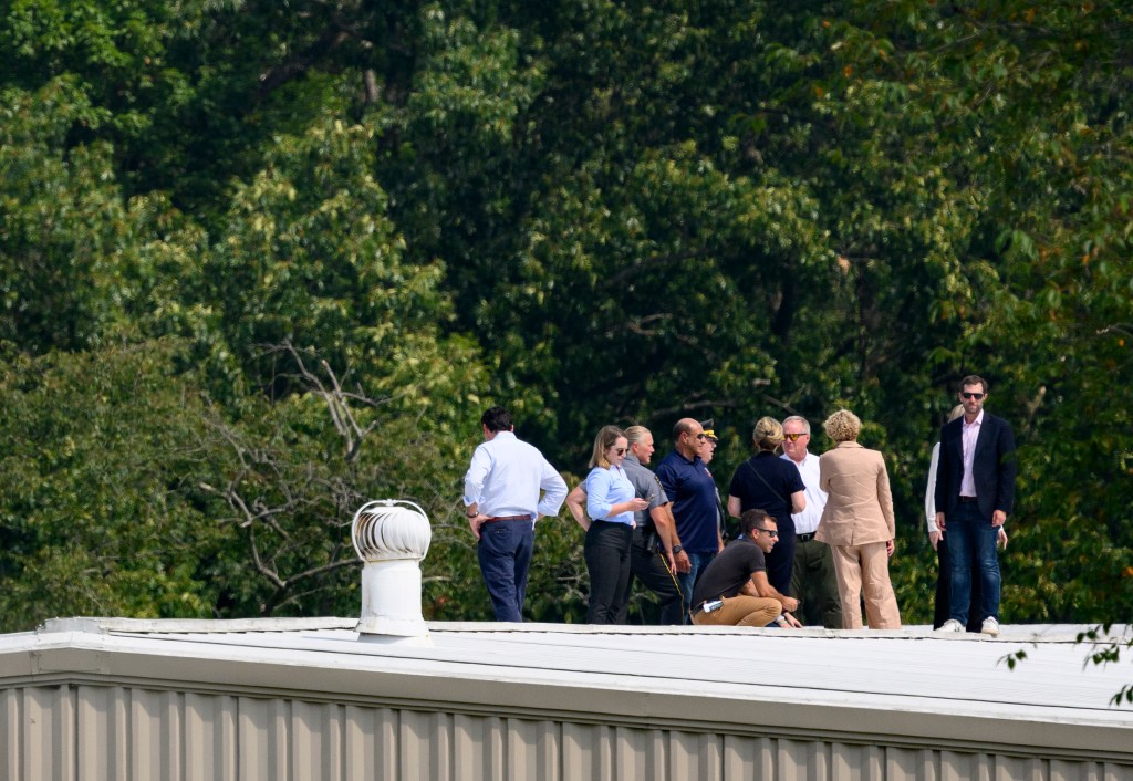 Members of the Task Force investigating the site of attempted assassination of Donald J. Trump at Butler Farm Show Grounds, Pennsylvania