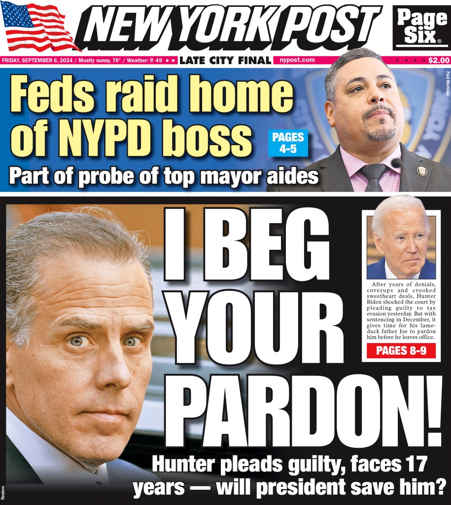 New York Post cover