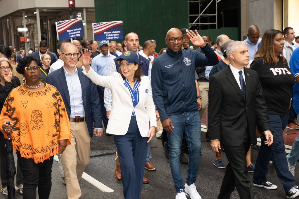 Governor Kathy Hochul attends the 2024 New York City Labor Day Parade and March