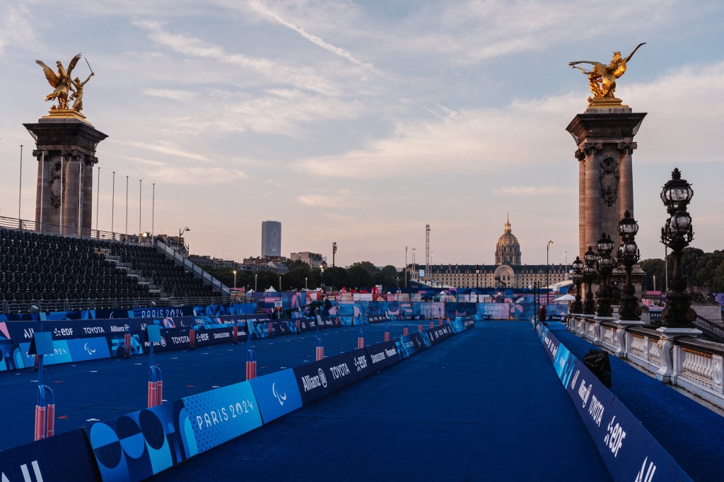 This photo taken on Sept. 1, 2024 shows the Seine river after the cancellation of the para-triathlon competition.