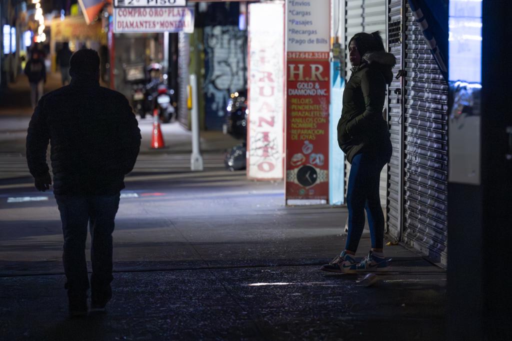 Sex workers are back on Queens after NYPD shutdown of brothels, 88-09 Roosevelt Ave., Queens, NY.