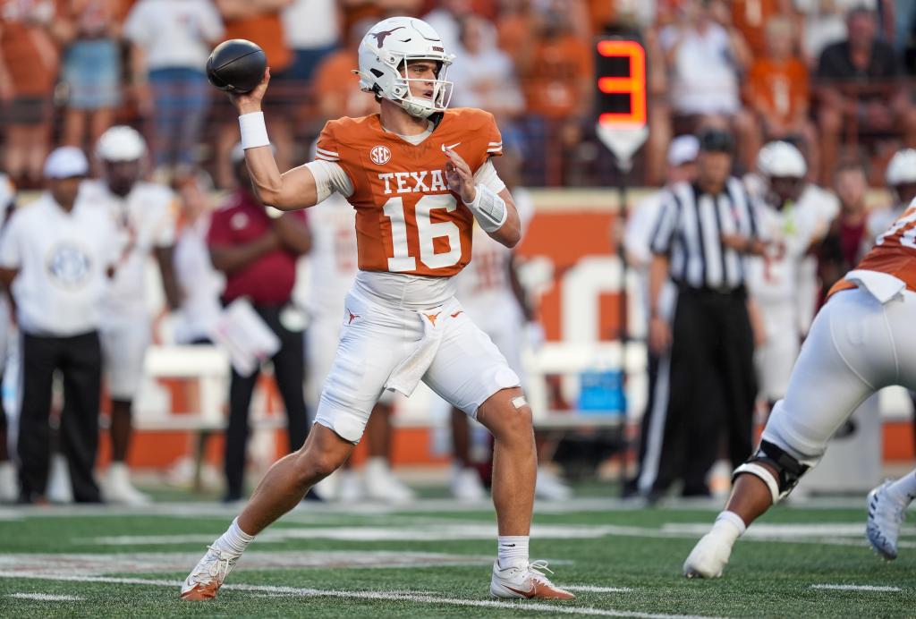 Arch Manning had a strong first game as a starting college football quarterback.